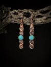 Turquoise & Copper Earrings