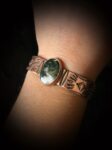 Moss Agate & Copper Cuff - Image 3
