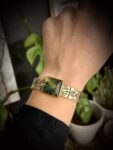 Moss Agate & Brass Cuff - Image 7