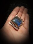 Labradorite & Copper Pin - Image 3